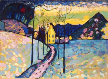 ワシリー・カンディンスキー Painting - 冬の風景 ワシリー・カンディンスキー